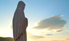 Medjugorje 21012: voli da Roma: Statua della Vergine Maria